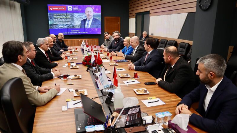 Prof. Dr. Ümit Özdağ, Eskişehir'de EOSB Başkanı Nadir Küpeli'yi ve Yönetim Kurulunu ziyaret etti