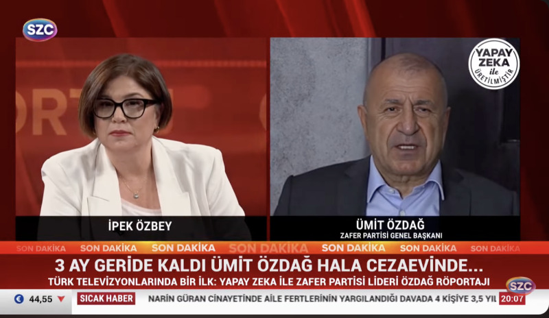 Prof. Dr.  Ümit Özdağ'ın  İpek Özbey ile röportajı